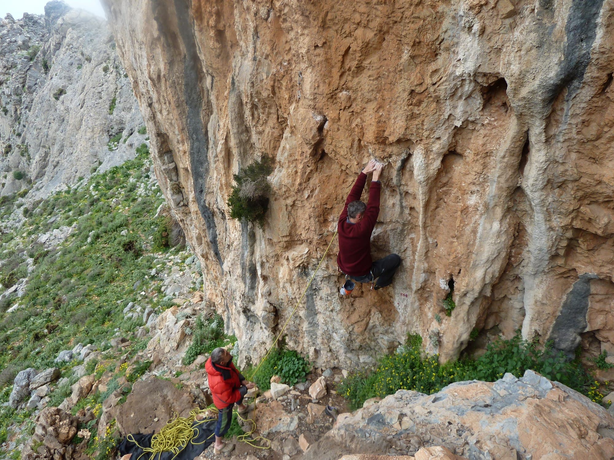 Rock climbing