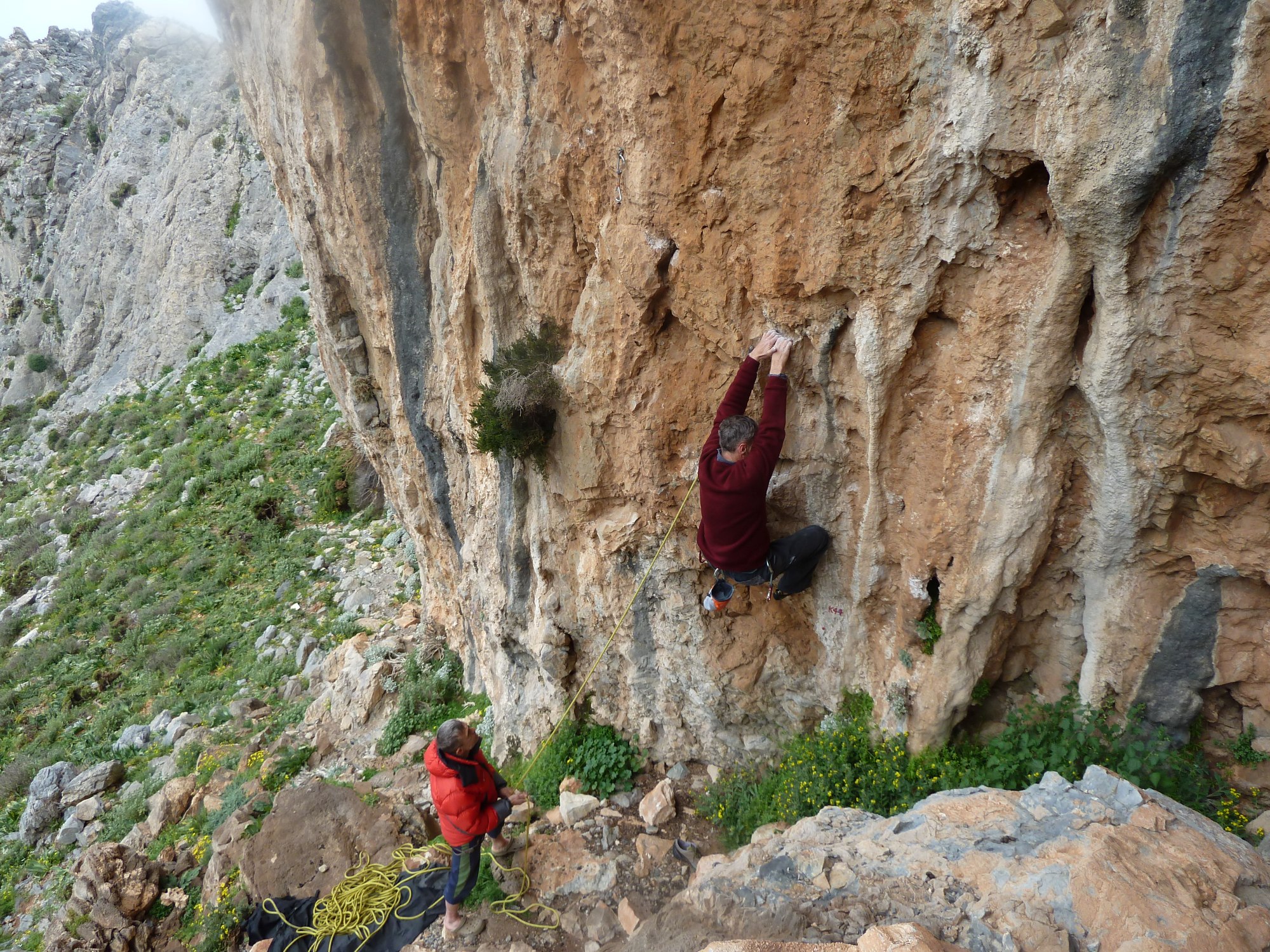 Rock climbing