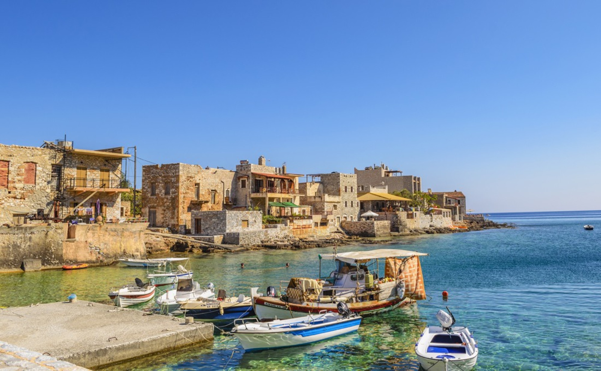 About Gerolimenas, Laconia, Greece
